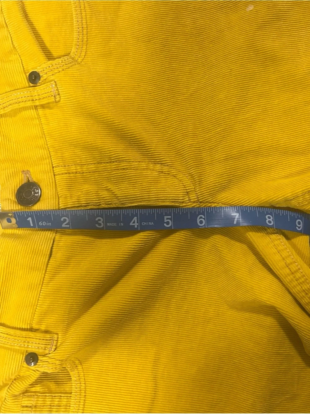 J. Crew Women’s Mustard Corduroy Pant Booth-cut 4R Fall Retro